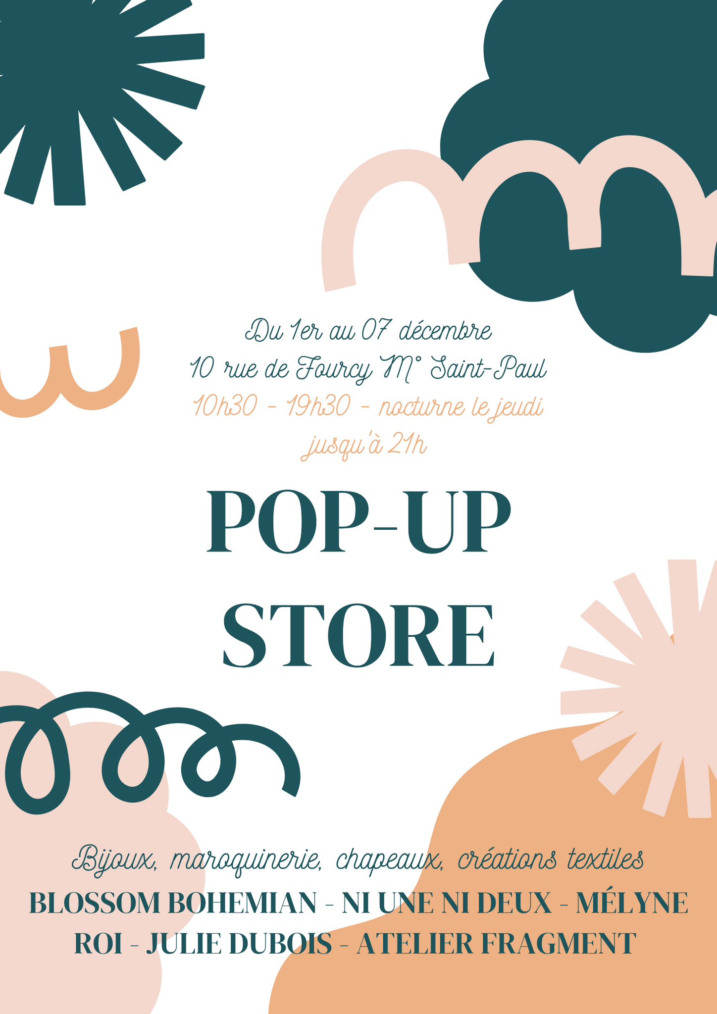 Nos dates pour décembre 2025