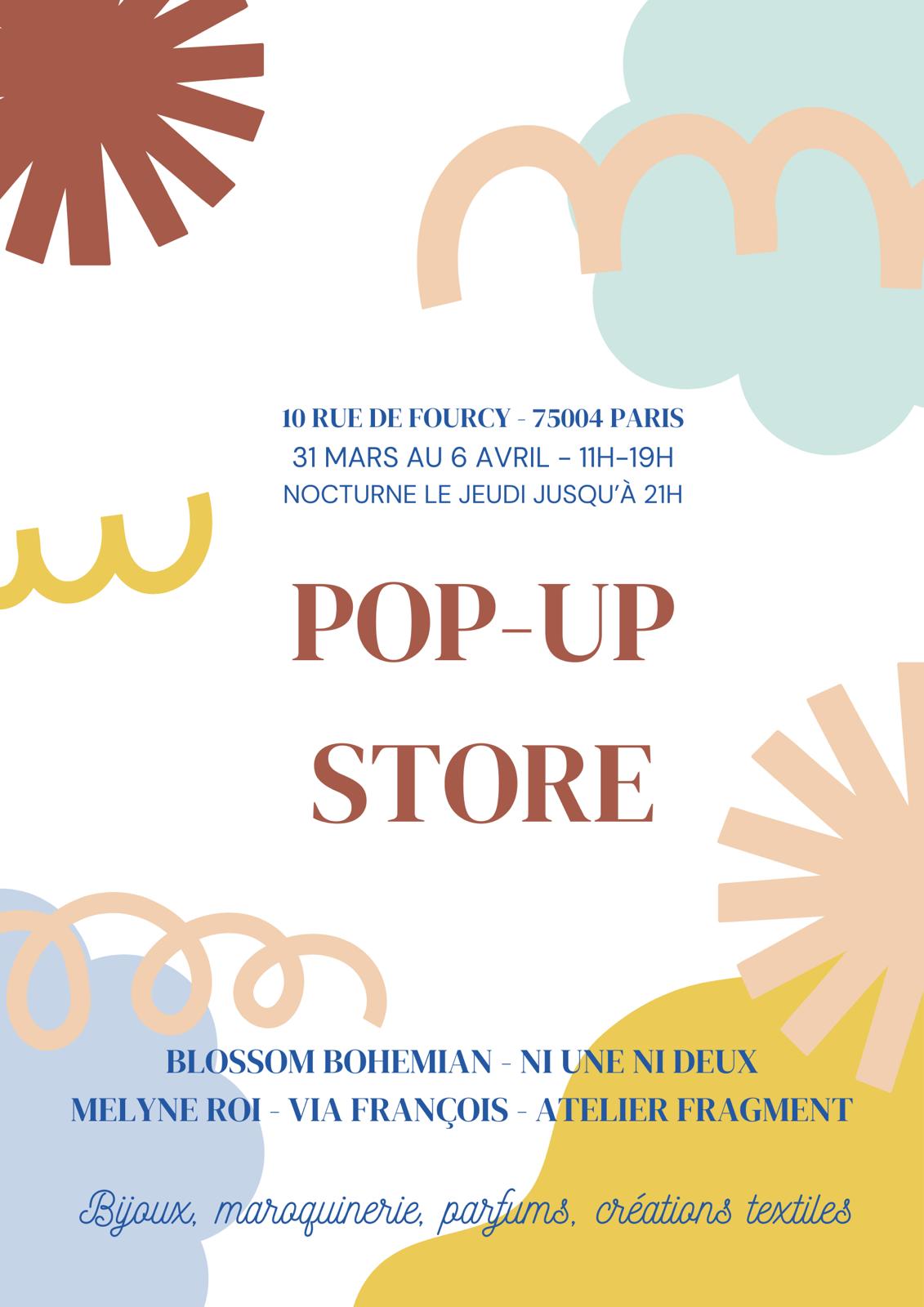 Avril 2025 - C'est parti pour un nouveau Pop Up avec le soleil !!